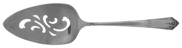 Starlight (Silverplate, 1950) Server-Pie/Solid-Pierced by International Silver