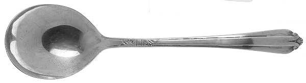 Starlight (Silverplate, 1939) Round Bowl Soup Spoon (Gumbo)