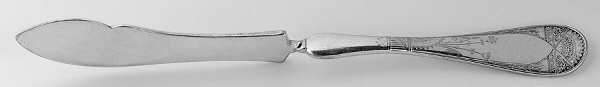 St. James (Silverplate, 1881) Flat Twisted Handle Master Butter Knife