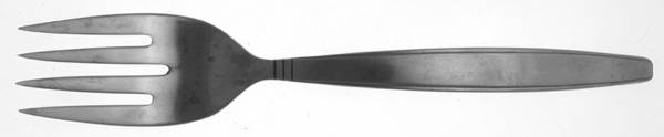 Stockholm (Stainless) Medium Solid Cold Meat Serving Fork