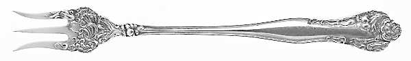 Stratford (Sterling, 1902, No Monograms) Oyster Fork
