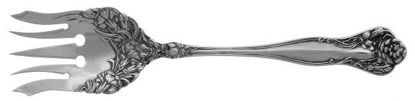 Stratford (Sterling, 1902, No Monograms) Large Solid Tined Sardine Serving Fork