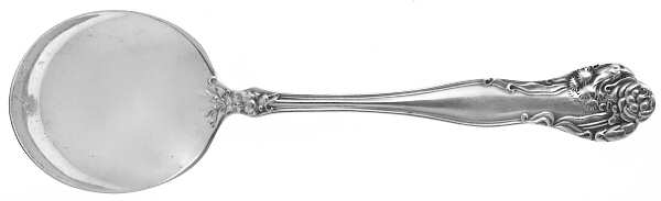 Stratford (Sterling, 1902, No Monograms) Round Bowl Soup Spoon (Bouillon)