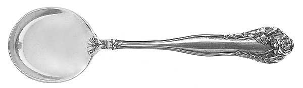 Stratford (Sterling, 1902, No Monograms) Small Short Handle Chocolate Spoon