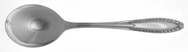 Strand (Silverplate, 1935) Round Bowl Soup Spoon (Gumbo)