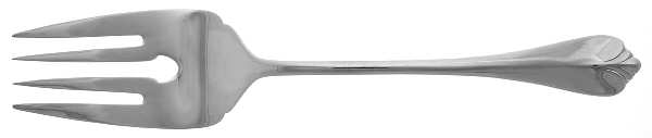 St. Regis (Silverplate, 1985) Large Solid Cold Meat Serving Fork