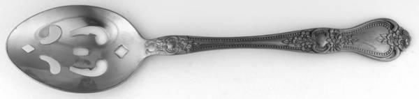 Summer Rose (Stainless) Pierced Tablespoon (Serving Spoon)