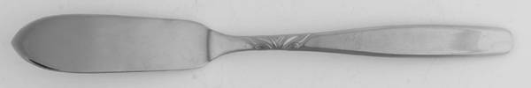 Swirl (Stainless) Flat Handle Master Butter Knife