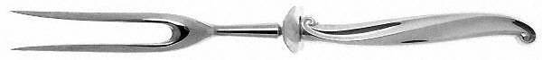 Swan Lake (Sterling, 1960) Small Steak Carving Fork with Stainless Prongs