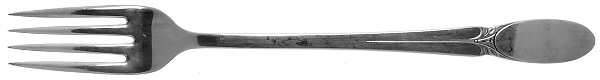 Sylvia (Silverplate, 1934) Grille Fork (Viande)