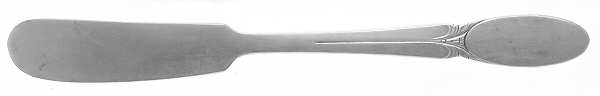 Sylvia (Silverplate, 1934) Flat Handle Butter Spreader