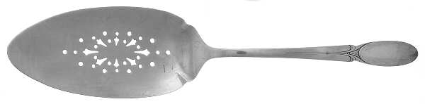 Sylvia (Silverplate, 1934) Solid Pierced Pie Server