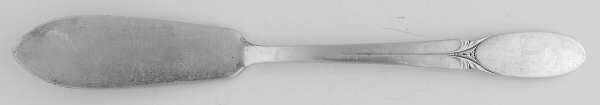 Sylvia (Silverplate, 1934) Flat Handle Master Butter Knife