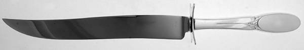 Sylvia (Silverplate, 1934) Large Stainless Blade Roast Carving Knife