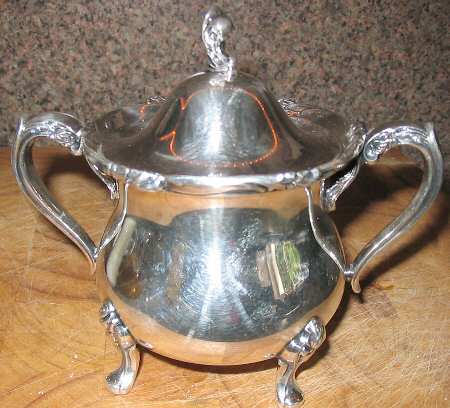 Sylvia (Silverplate, Hollowware) Sugar Bowl & Lid