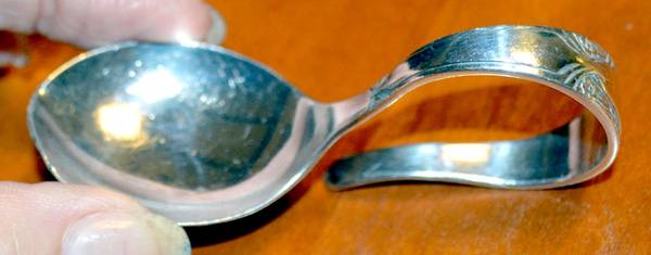 Talisman (Silverplate, 1938) Curved Handle Baby Spoon