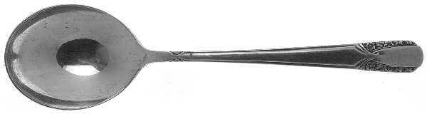 Talisman (Silverplate, 1938) Round Bowl Soup Spoon (Gumbo)