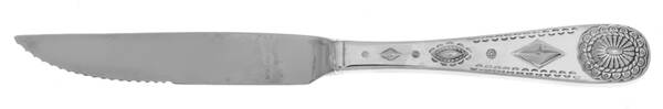 Taos (Silverplate, 1990) Steak Knife Individual Hollow, Serrate HC
