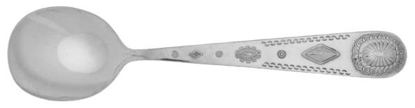 Taos (Silverplate, 1990) Round Bowl Soup Spoon (Cream Soup) HC