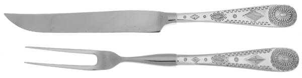 Taos (Silverplate, 1990) Small Stainless Blade 2-Piece Steak Carving Set