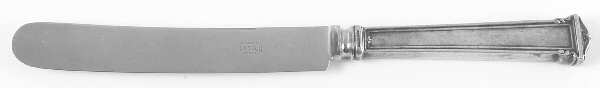 Theseum (Sterling, 1922, No Monograms) Old French Hollow Knife with Bolster