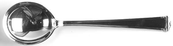 Theseum (Sterling, 1922, No Monograms) Round Bowl Soup Spoon (Bouillon)