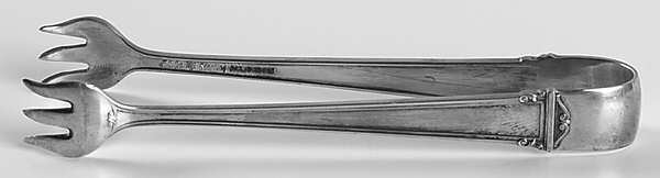 Theseum (Sterling, 1922, No Monograms) Small Sugar Tongs