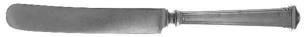 Theseum (Sterling, 1922, No Monograms) Old French Hollow Knife with Bolster
