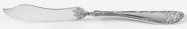 Thistle (Silverplate, 1911) Flat Twisted Handle Master Butter Knife