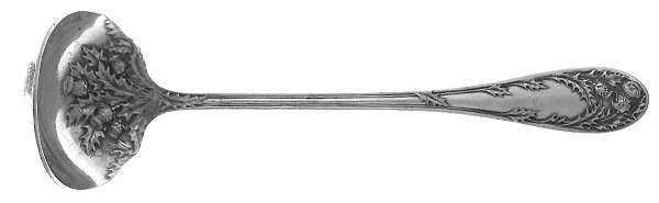 Thistle (Silverplate, 1911) Solid Piece Cream Ladle