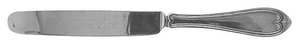 Threaded Oval (Silverplate, 1910) Solid Breakfast Knife