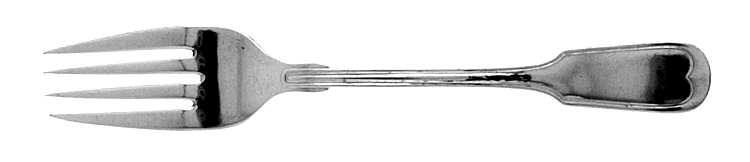 Threaded (Silverplate) Individual Salad Fork