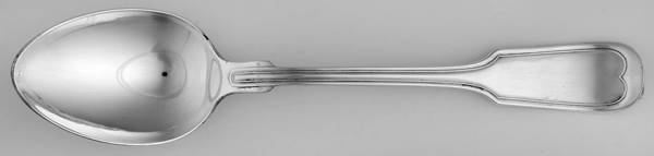Threaded (Silverplate) Place/Oval Soup Spoon