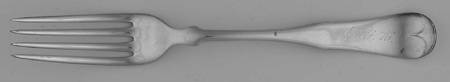 Tipped (Silverplate) Monogram Fork
