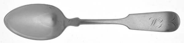 Tipped (Silverplate) Monogram Teaspoon