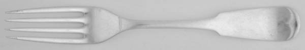 Tipped (Silverplate, 1884) Individual Salad Fork