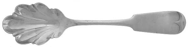 Tipped (Silverplate, 1884) Sugar Shell Spoon by International Silver
