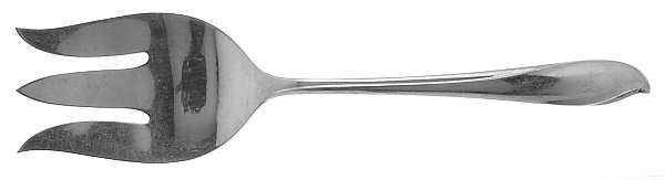 Torchlight (Sterling, 1954) Large Solid Cold Meat Serving Fork