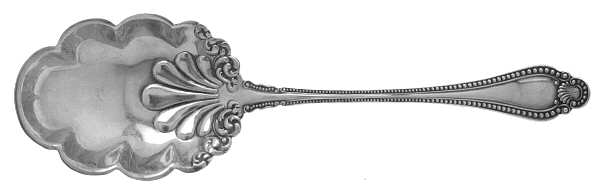 Tours (Silverplate) Solid Shell Casserole Spoon