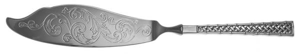 Tradewinds (Sterling, 1975) Engraved Fish Serving Knife-Stainless Blade
