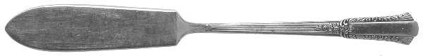 Treasure (Silverplate, 1940) Flat Handle Master Butter Knife