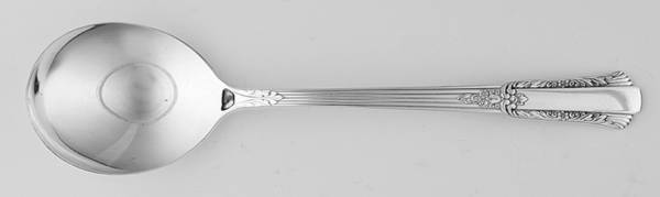 Treasure (Silverplate, 1940) Round Bowl Soup Spoon (Gumbo)