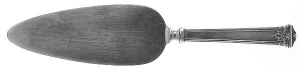 Trianon (Sterling, 1921, No Monograms) Pie Server with Silverplate Blade