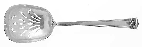 Trianon (Sterling, 1921, No Monograms) Ice/Nut/Pea Serving Spoon