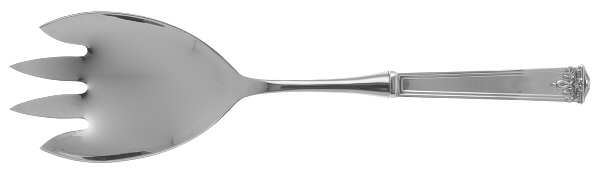 Trianon (Sterling, 1921, No Monograms) Salad Serving Fork with Stainless Prongs