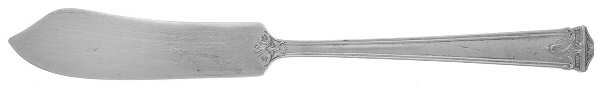 Trianon (Sterling, 1921, No Monograms) Flat Handle Master Butter Knife