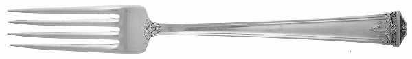 Trianon (Sterling, 1921, No Monograms) Fork