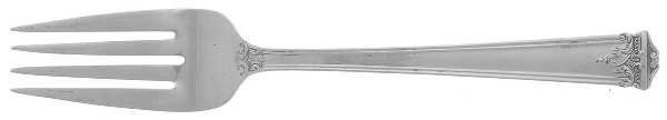 Trianon (Sterling, 1921, No Monograms) Individual Salad Fork