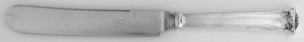 Trianon (Sterling, 1921, No Monograms) Old French Hollow Knife with Bolster
