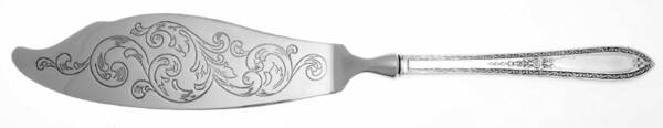 Triumph (Silverplate, 1925, NO MONOGRAMS) Fish Serving Knife with Stainless Blade HC